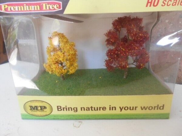MP Scenery Products Item #70521 HO Scale Premiun Aut. Sycamore Trees 3'' to 4''
