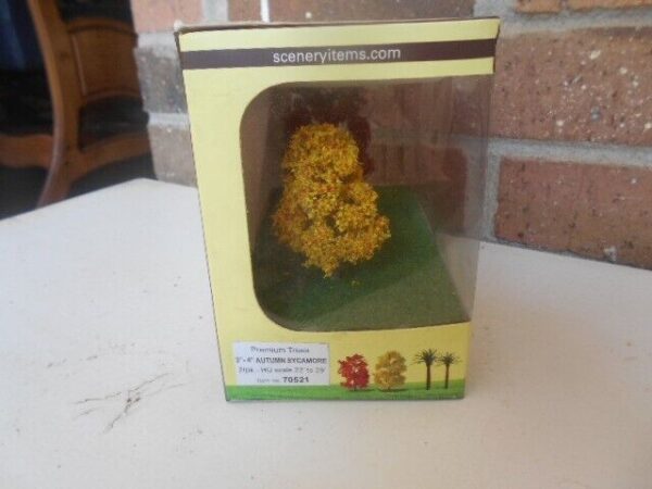 MP Scenery Products Item #70521 HO Scale Premiun Aut. Sycamore Trees 3'' to 4'' - Image 3