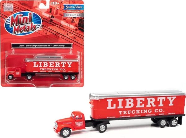 Classic Metal Works HO/187 #31204-1941-46 Chevrolet Truck & Trailer Set Liberty - Image 5