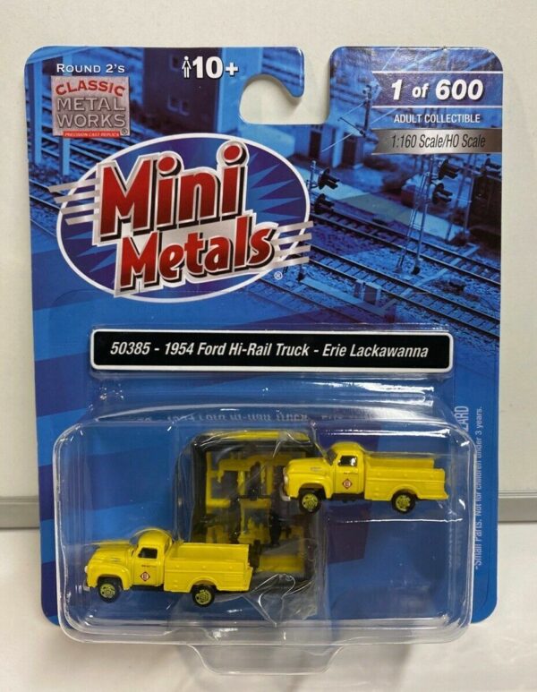 Classic Metal Works #50385 1954 Ford Hi-Rail Maintenance Truck - Image 2