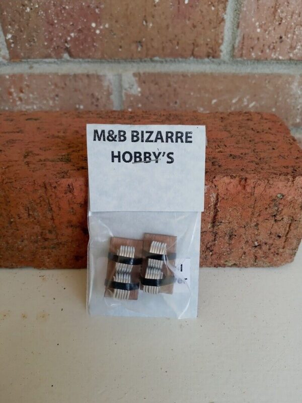 #3006 M&B N Scale Accessories Real Silver Coil Wire (2 Per Pack)