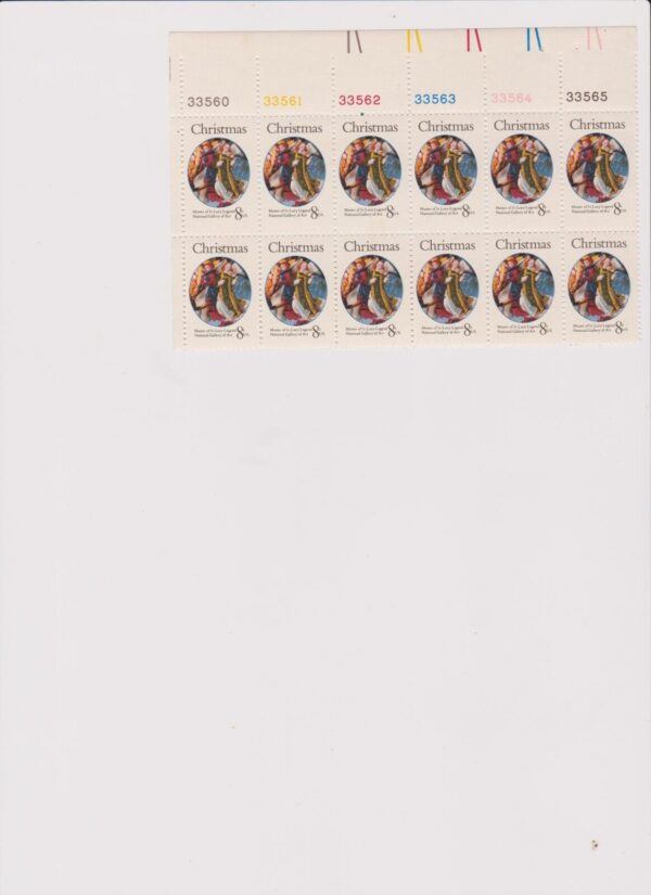 US Stamp Scott #1471 Holiday Celebrations Chrismas F/VF MNH Block Of 12 Stamps