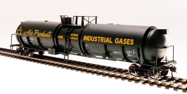 BWL #6312 Broadway Limited HO SCALE Cryogenic Tank Car, Air Products, 2-pack