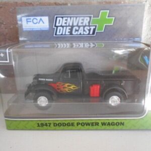 Menard O Scale  #279-9398 --1947 Dodge Power Wagon Black With Flames
