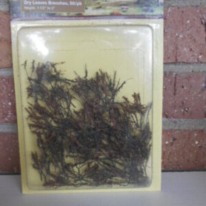 MP Scenery Products item #70023 HO Scale Dry Leaves Branches, 50/Pack