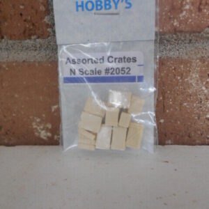 N Scale Accessories Assorted Crates 10 Per Pack #2052