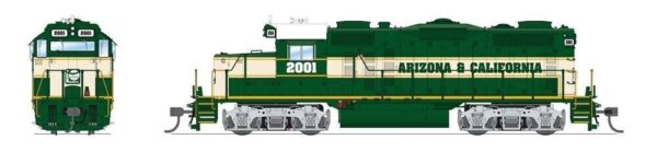 BWL #7450 Broadway Limited HO Scale EMD GP20 Arizona & California 2001 - Image 2