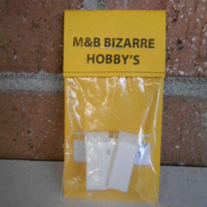 #1011 M&B HO Scale Accessories 2 Per Pack Old Wooded Porta-Potty Doors Open