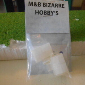 M & B HO Scale Accessories Ice Box With 2 Doors  #1002