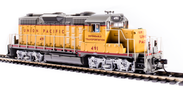 BWL #4278 Broadway Limited HO EMD GP20 UP 489 Yellow & Gray