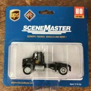 HO Scale Walthers Scene Master 949-11192 International (R) semi Tractor UPS