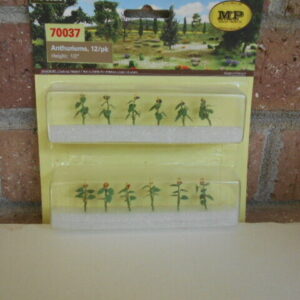 MP Scenery Products item #70037 HO Anthuriums Plants 12/PK 1/2"