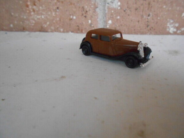 Brekina HO Scale W-240 Wanderer Seden 4 Door Brown & Black  #0001702 - Image 5