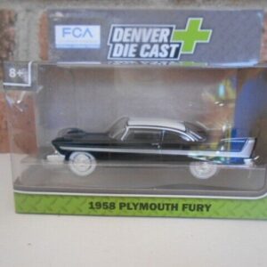 Menard O Scale  #279-9236 1958 Plymouth Fury Black & White