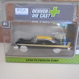 Menard O Scale  #279-9236 1958 Plymmouth Fury Black & Yellow