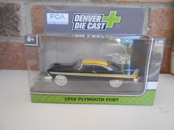 Menard O Scale  #279-9236 1958 Plymmouth Fury Black & Yellow