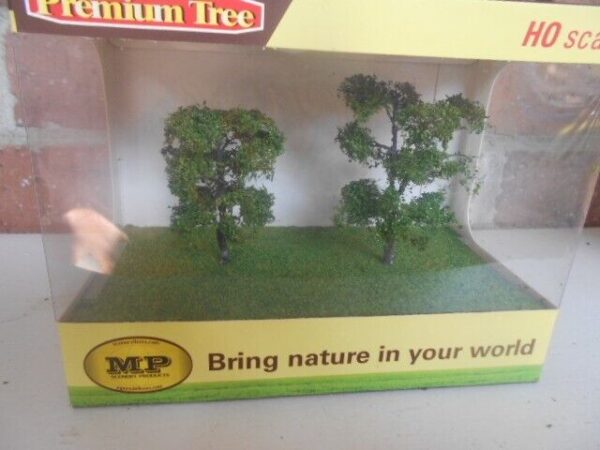 MP Scenery Products item #70505 HO Scale Ash Trees 2 Per Pack