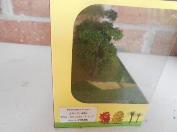 MP Scenery Products item #70505 HO Scale Ash Trees 2 Per Pack - Image 2
