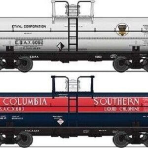 BWL #6474 BROADWAY LIMITED HO 6000 Gallon Tank Variety E 2-Pack Ethyl Columbia