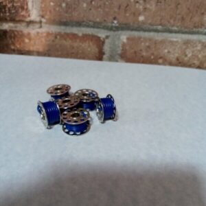 #1068 M&B HO Scale Real Dark Blue Wire With Metal Spools (6 Per Pack)