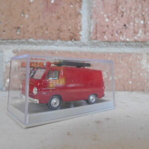 Brekina HO Scale Dodge A100 Red Van Fire Department  #934408