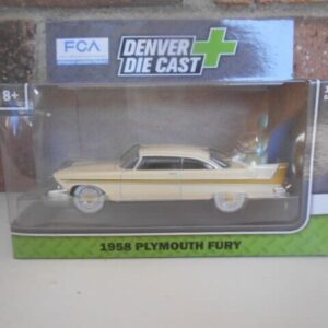 Menard O Scale  #279-9236 1958 Plymmouth Fury Cream & Gold