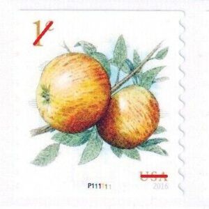 USA - 2016 Apples Stamps MNH Coil Strip of 5 Stamps - #5037