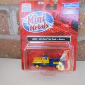 Classic Metal Works #30640 HO Scale 1957 Chevy Toe Truck Sunoco { BlueYellow }