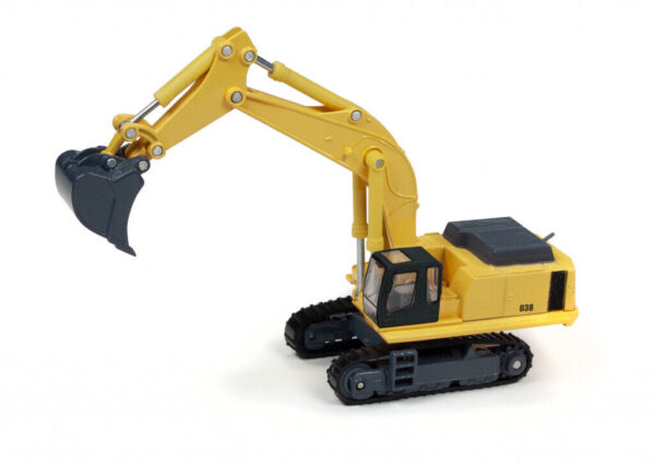 C M W  Hydraulic Tracked Excavator Construction Yellow 1:87 HO TC-100/12B - Image 6