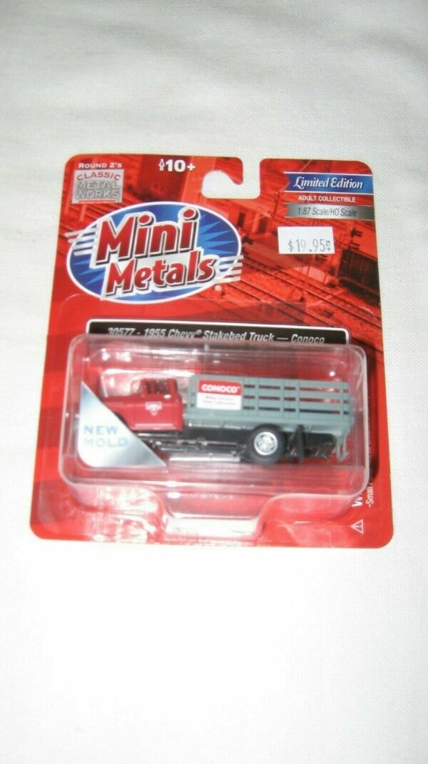 Classic Metal Works #30577 1955 Chevy Stakebed Truck (Conoco)