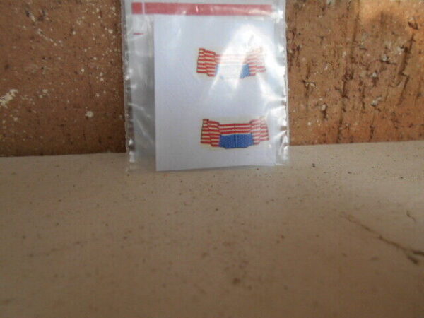 N Scale M&B Bizarre Accessories American Flag's 2 Pack #2100 - Image 3