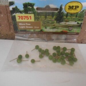 MP Scenery Products Item  #70751 HO Scale Micro Tree Light Green