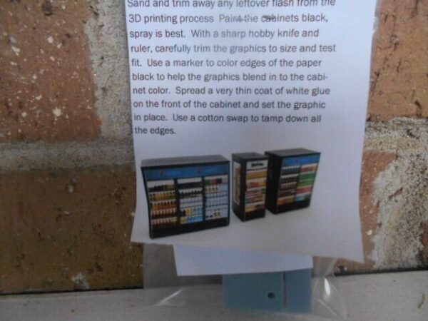 Pete's 3d HO Scale Modern Vending Machine 3 per pack  #145 - Image 4