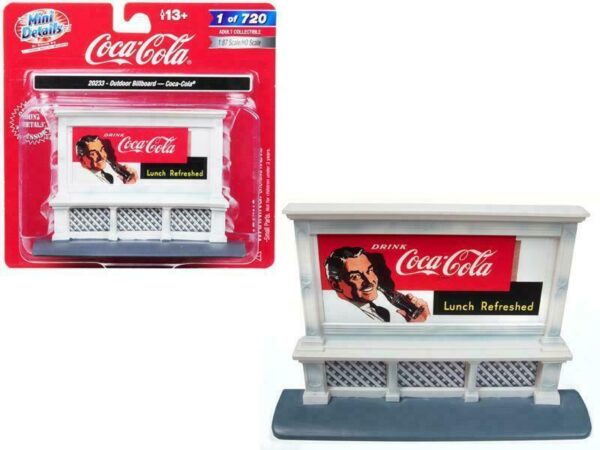 Classic Metal Works HO Scale #20233 Coca-Cola Billboard - Image 2