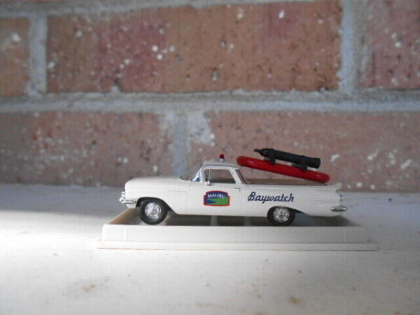 Brekina HO Scale Chevrolet El Camino Malibu Baywatch With Loading  #199418 - Image 2