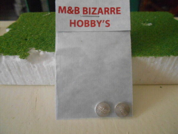 HO Scale Accessories Soda Button 2 Per Pack #239
