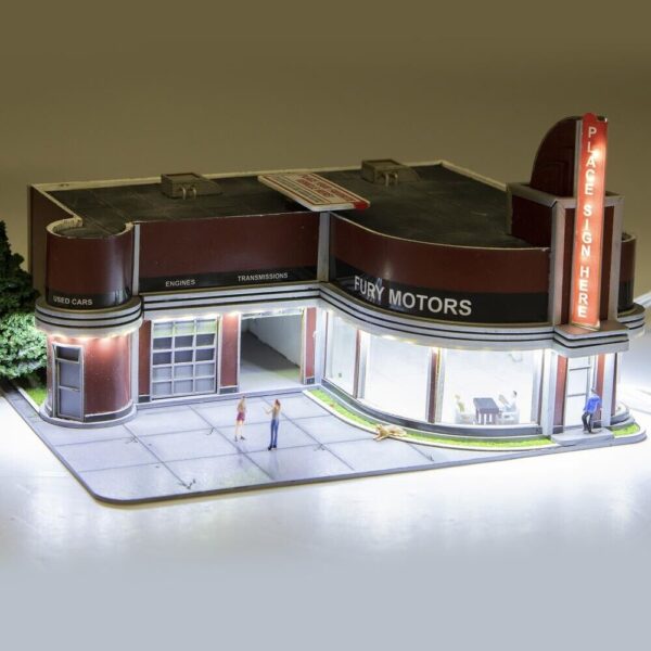 HO Scale Fury Ford Motors  [With 4.5-volt power supply Free] #2759036 - Image 3