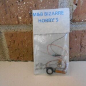 #3008 HO Scale Accessories Number Wall Mount 2 Sided Lights Up Clock