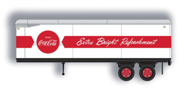 Classic Metal Works #51182 Aero Van Trailer Coca Cola