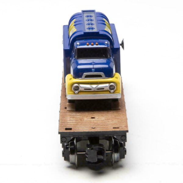 Menard O Scale  #8318 Pennsylvania Flatcar with 1956 Sunoco Fuel Truck - Image 3