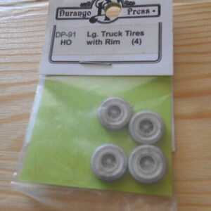 HO Scale Accessories Durango Press Large Truck Tire & Rim  #DP-91