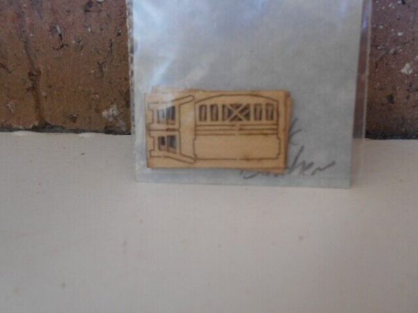 #19 HO Scale Laser Cut Wooden Benches Kit For Railway Garden Park Benchs 3 Pr Pk - Image 3