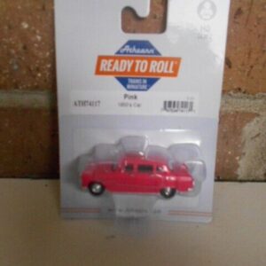 Athearn 1950' $ Door Car Pink HO Scale #74117