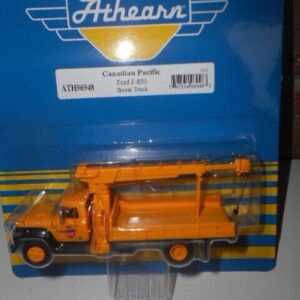 Athearn Ford F-850 Canadiam Pacific Boom Truck Yellow & Black HO Scale #96948