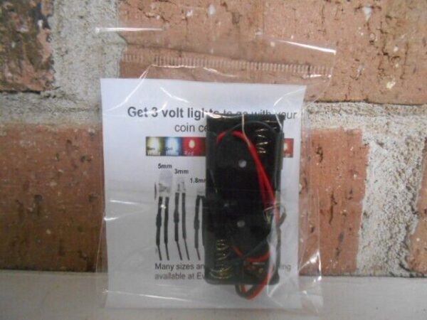 All Scale Accessories 3 Volt AAA Battery Holder With Switch #EDS-81794-AAA