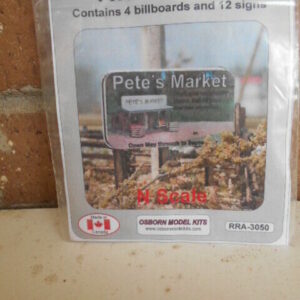 Osborn Model Kits N Scale #RRA-3050 4'X8' Billboard
