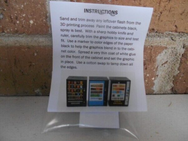 Pete's 3d HO Scale Modern Vending Machine 3 per pack  #144 - Image 3
