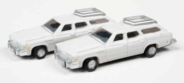 Classic Metale Works N Scale1976 Buick Estate Wagon Liberty White #50421 - Image 5