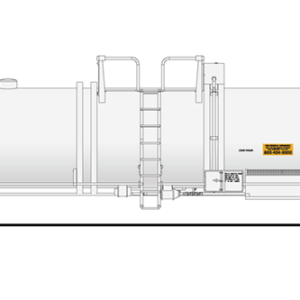 BWL #3827 Broadway Limited N Scale Cryogenic UTLX Tanker Cars (2 Pack)