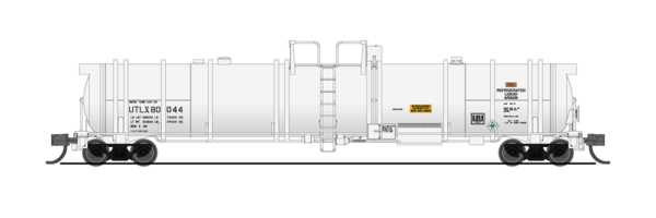 BWL #3827 Broadway Limited N Scale Cryogenic UTLX Tanker Cars (2 Pack)